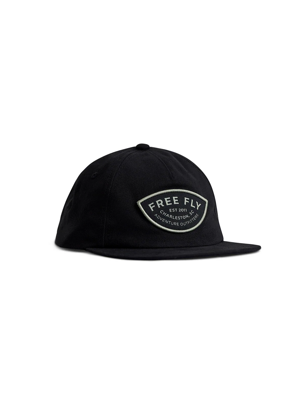 Vintage Outfitters Flat Brim Hat - Black