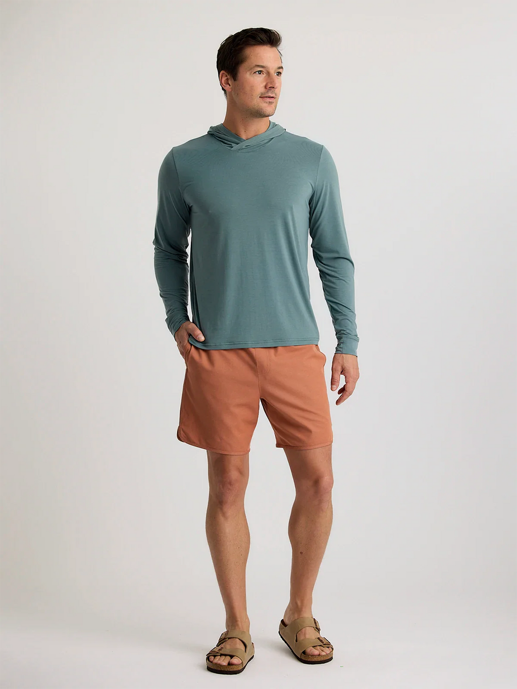 Men's Elevate Lightweight Hoodie - Stormy Sea