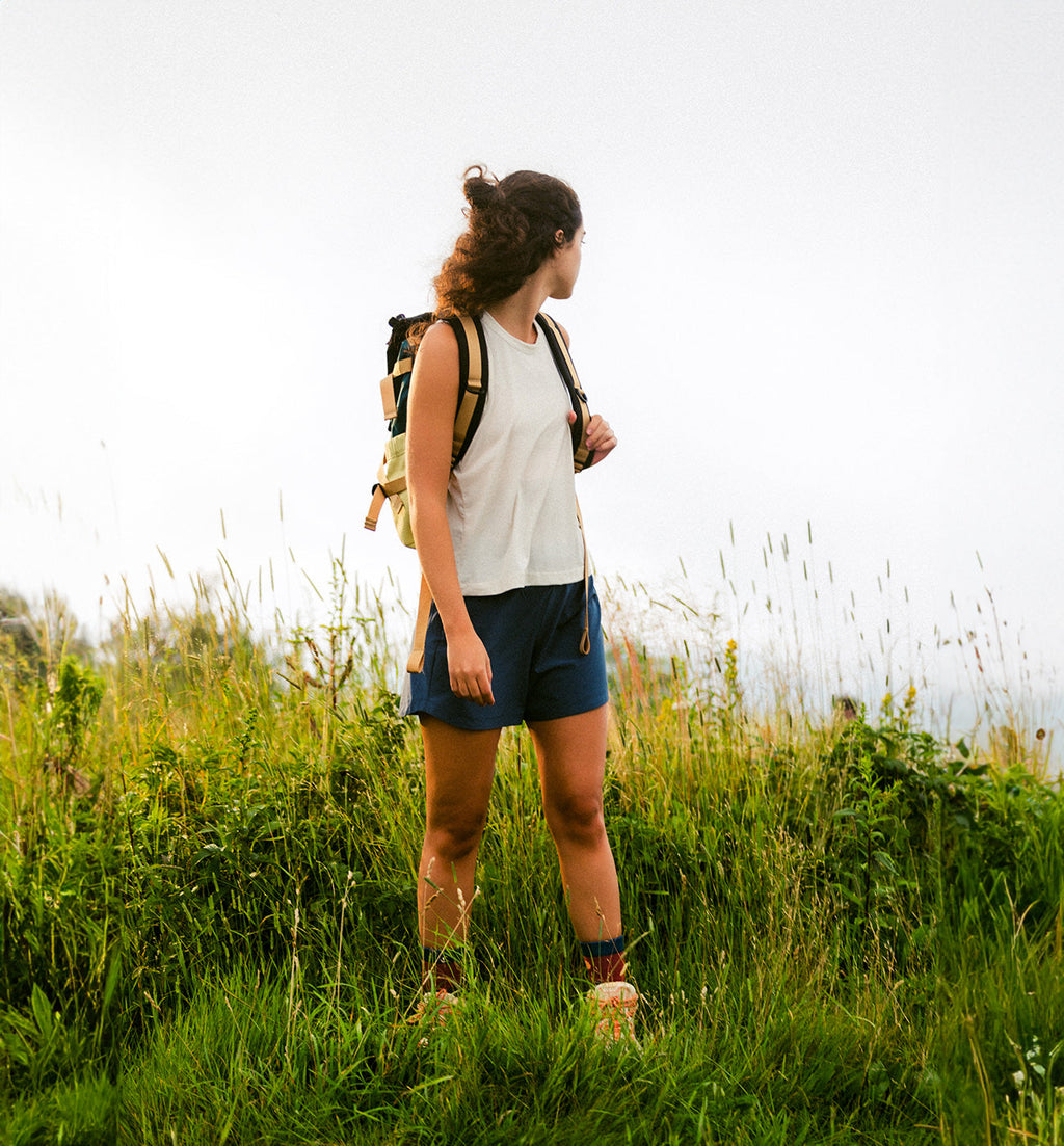Women's Bamboo-Lined Active Breeze Short – 5" - Storm Cloud