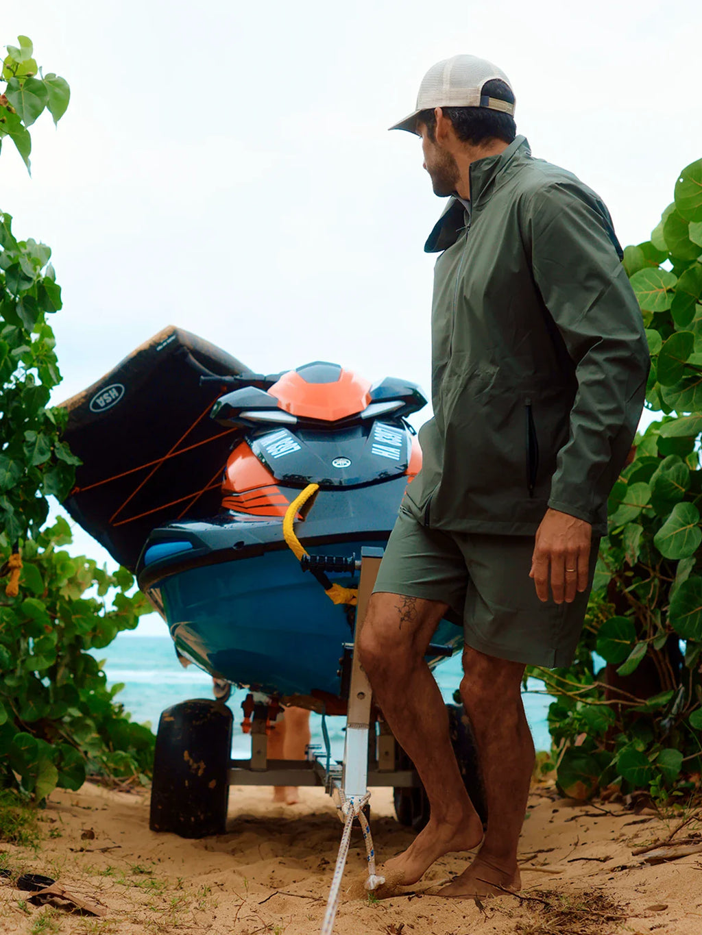 Men's Active Breeze Short Lined – 7" - Surf Spray