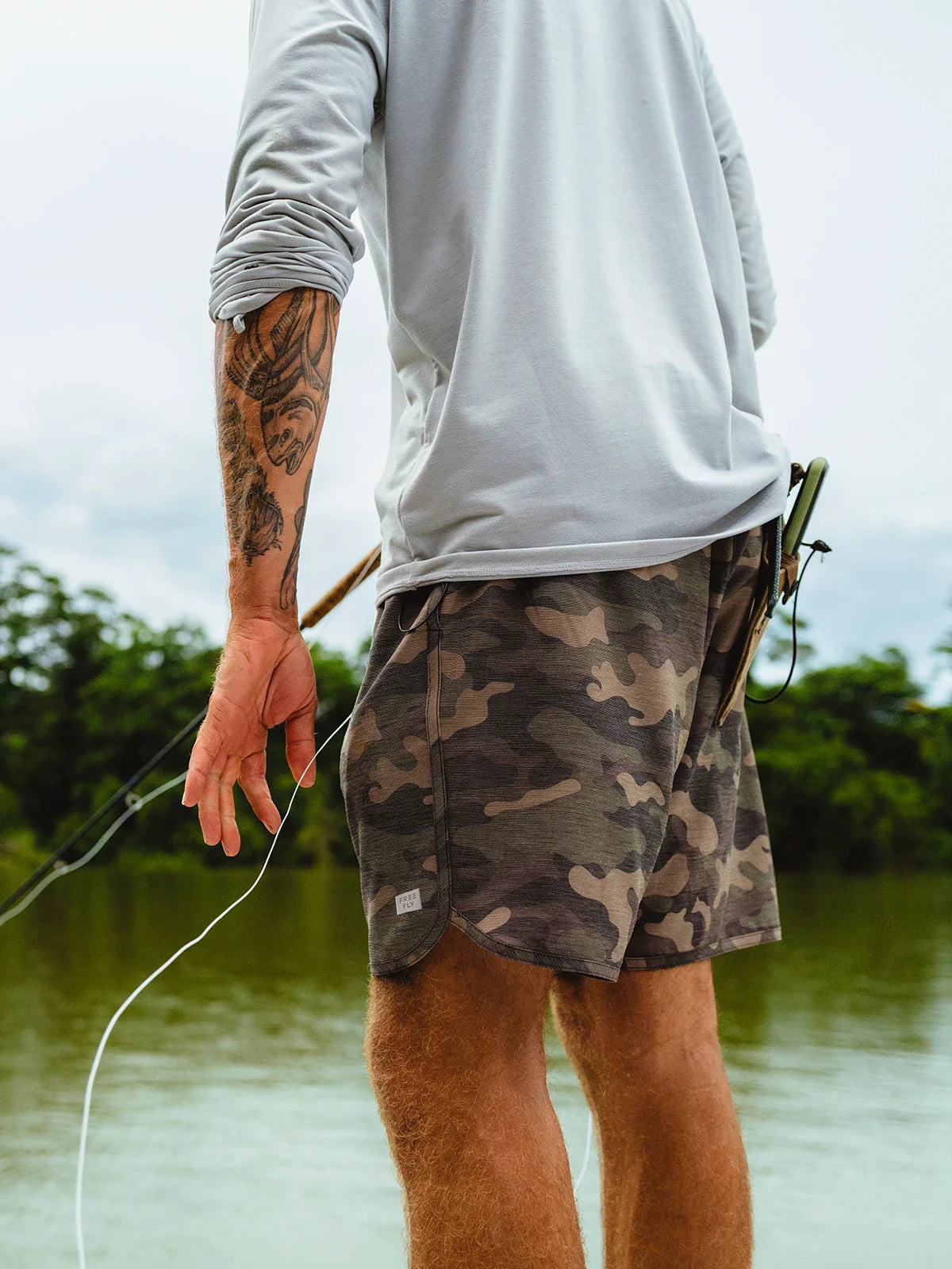 Men's Reverb Short Unlined – 7" - Drifter Print Fatigue