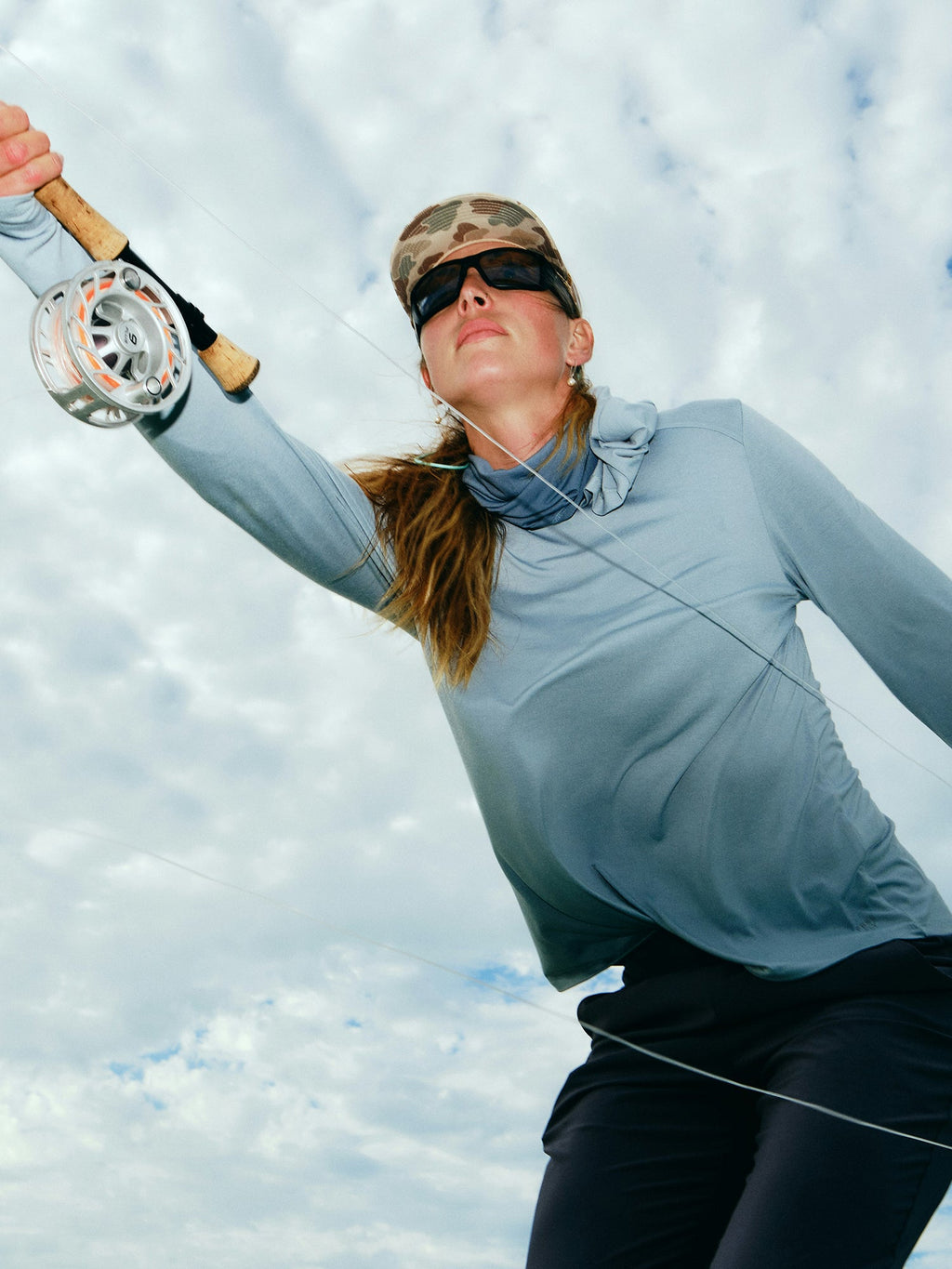 Women's Bamboo Shade Hoodie II - Ocean Mist
