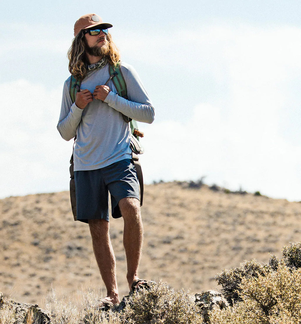 Men's Breeze Short – 8" - Rust